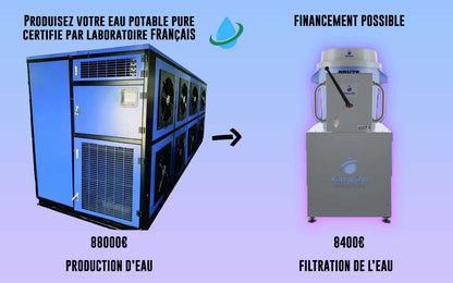 STATION D'Eau Atmo 5000L + Filtrage d'eau